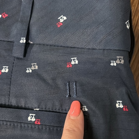 Walter Hagen Men's 11 navy Golf Carts Shorts flat front pockets waist 40 - Picture 11 of 15